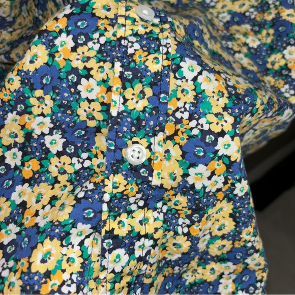 J. Crew Men's Printed Short Sleeve Slim Flex Casual Shirt - Picture 6 of 7